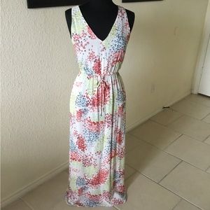 Lucky Brand Floral Maxi Dress; size Small